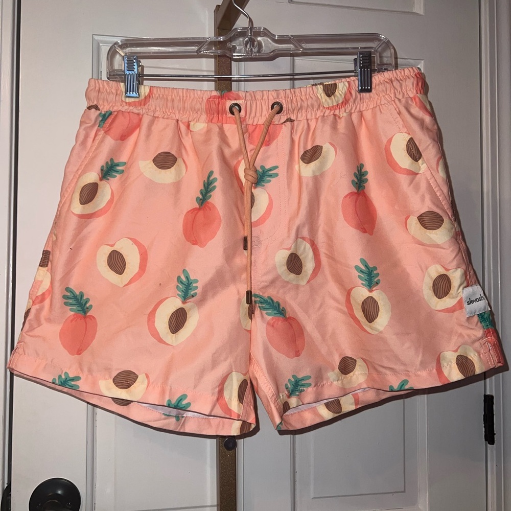 SKWOSH Men’s Peach Bathing Suit Size Large